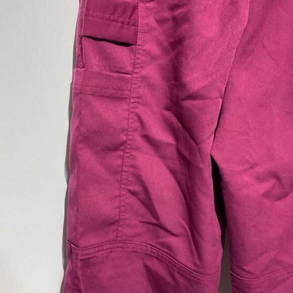Carhartt Women's Elastic Waist Scrub Pants In Magenta Size XS - Picture 6 of 8